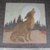 Wolf Mural Tile Design:  This is a 6'x6' mural with a border of customer's tile.  Done in 7 colors.  SOLD.  Approximate price $2950.**
